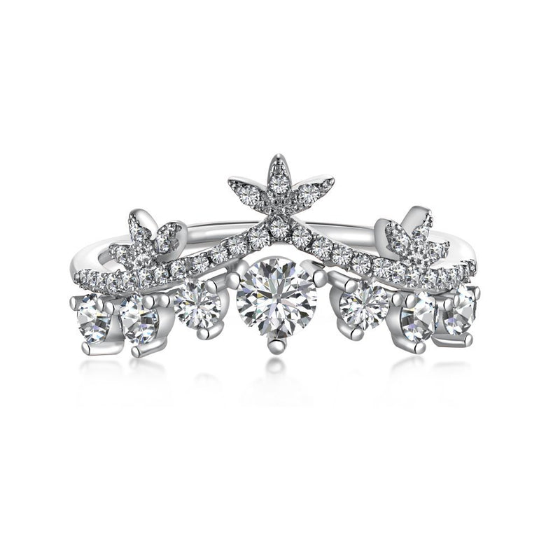 Light Luxury S925 Sterling Silver Ring in Japanese-Korean Style